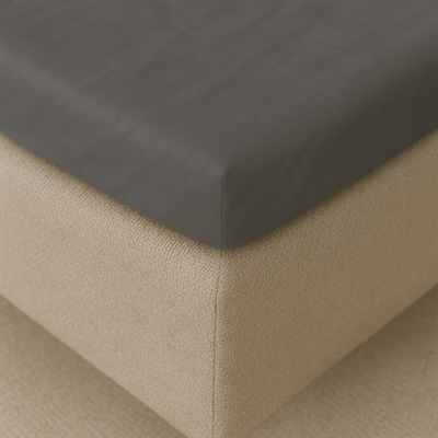 Kuvertlagen 100x200 cm - bomuldssatin - Soft feel - anthrazite - ProSleep